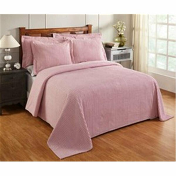 Better Trends Jullian Cotton Bedspread, Pink - Queen Size BSASPQUPI